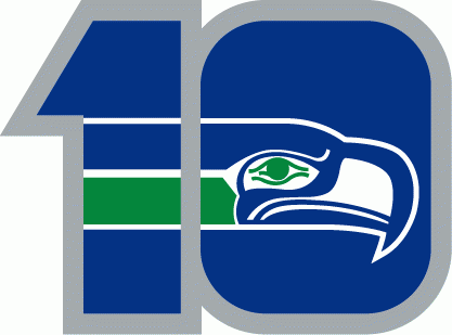 Seattle Seahawks 1985 Anniversary Logo iron on transfers for T-shirts